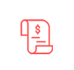 Easy invoices and bills icon
